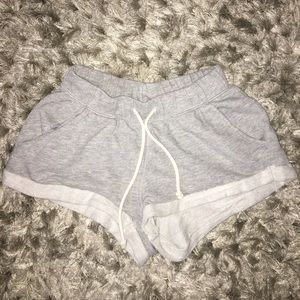 cotton shorts with pockets (grey)